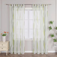 FERTIGVORHANG  transparent  140/225 cm   - Weiß/Grün, Basics, Textil (140/225cm) - Joyswahl