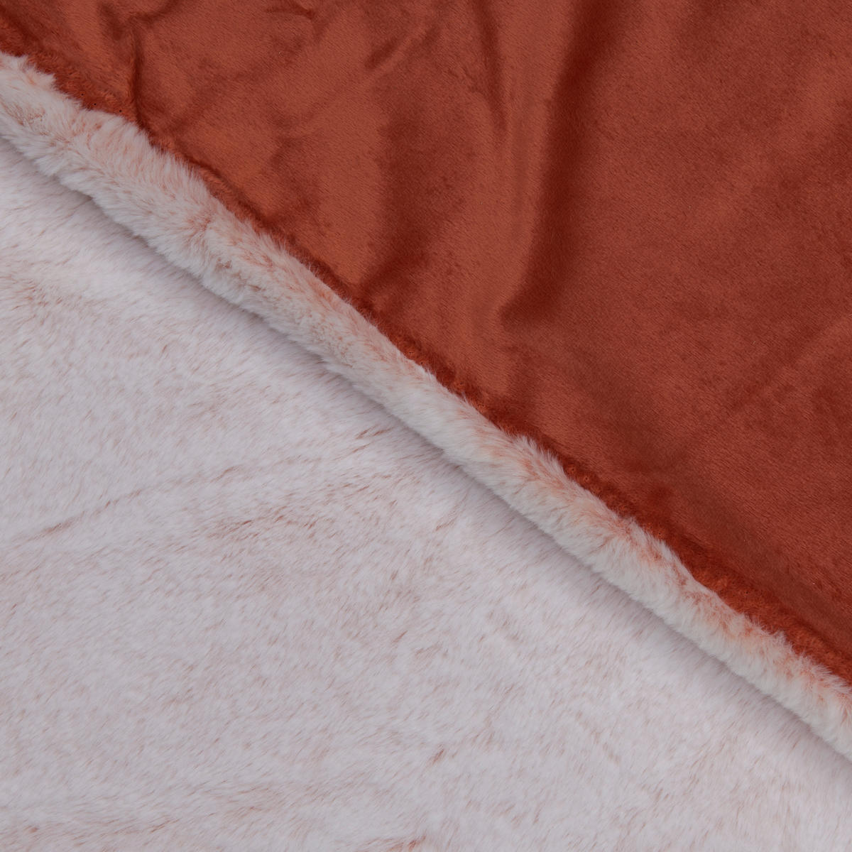 KOŽEŠINOVÁ DEKA, polyester, 150/200 cm - oranžová, Konvenční, textil (150/200cm) - Novel