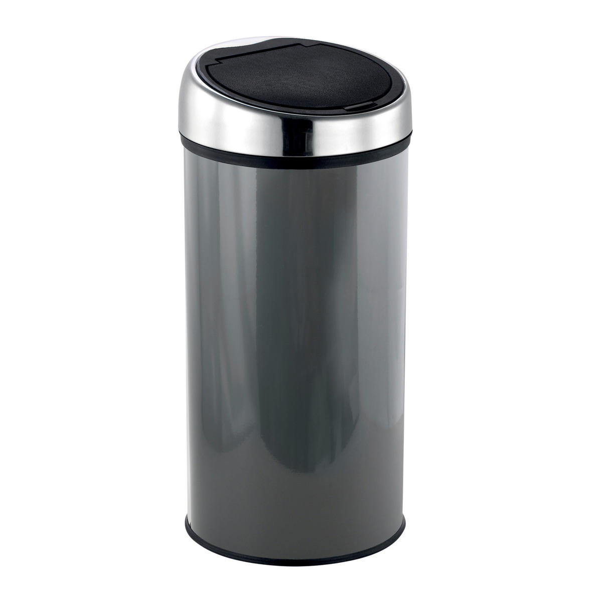 ABFALLEIMER Metall   - Dunkelgrau/Schwarz, Basics, Kunststoff/Metall (35/66/35cm) - Spirella