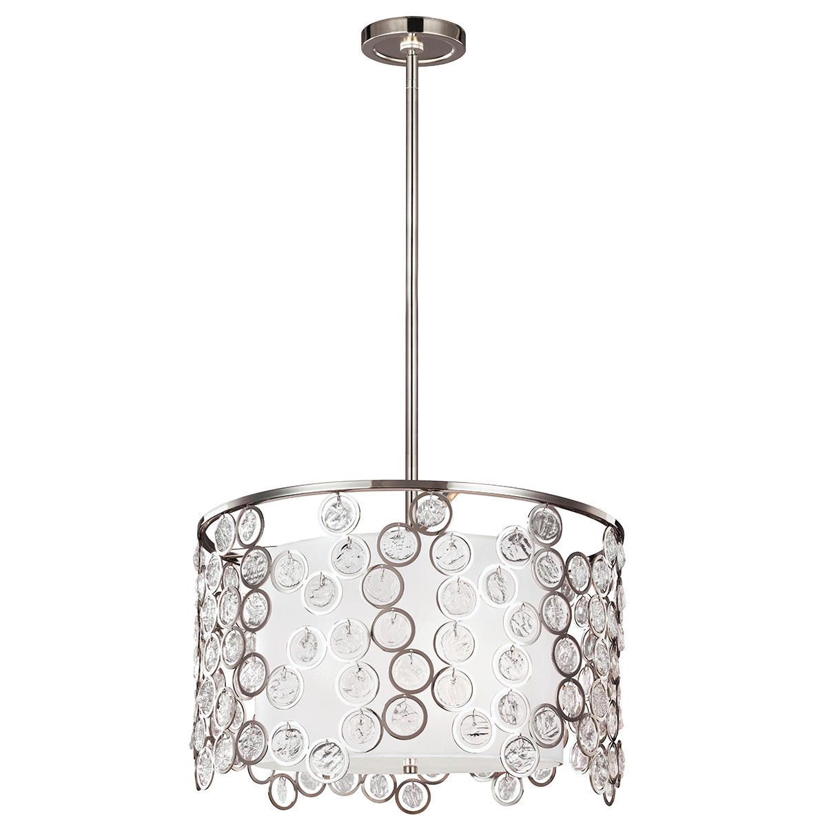 HÄNGELEUCHTE 48.3/52 cm    - Nickelfarben, Konventionell, Metall (48.3/52cm) - Elstead Lighting