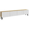 LOWBOARD  in 190/40/32 cm  - Schwarz/Eiche Artisan, Trend, Holzwerkstoff/Kunststoff (190/40/32cm) - Livetastic