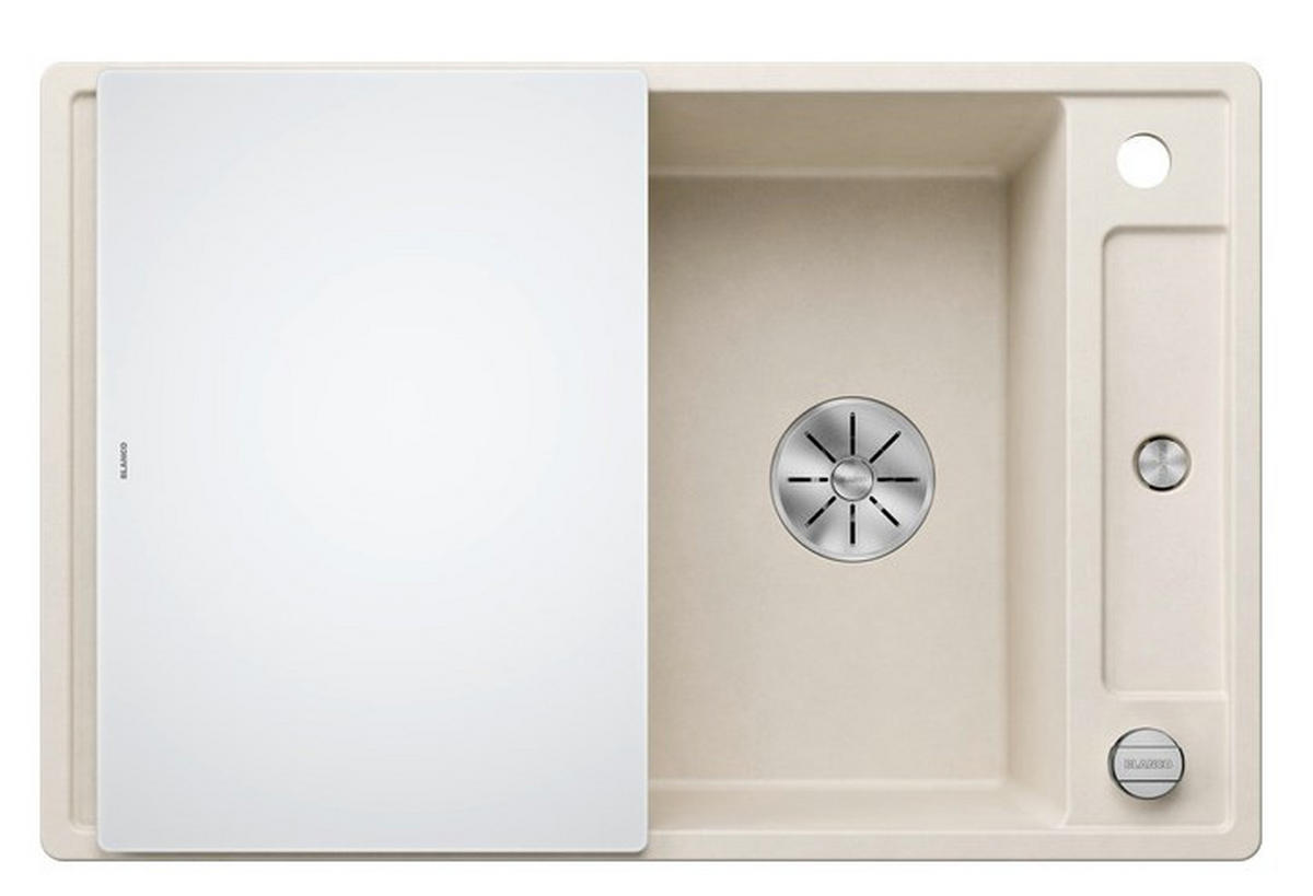 SPÜLE Axia III  - Weiß, Basics, Stein (78/19/51cm) - Blanco
