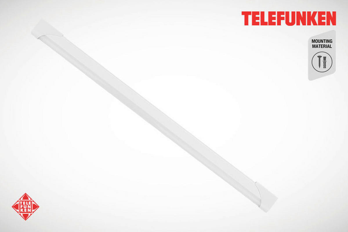 PODELEMENTNA SVETILKA   /800 lm/4000 K// - bela, Basics, umetna masa (57,4/2,9/3,5cm)