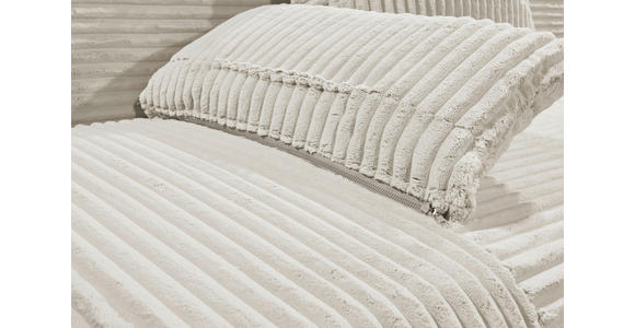 SCHLAFSOFA Cord Hellgrau Rückenkissen, Armlehnenkissen, Bettkasten, Schlaffunktion, Rücken echt, Liegefläche im Originalstoff  - Hellgrau/Schwarz, KONVENTIONELL, Kunststoff/Textil (211/96/105cm) - Carryhome