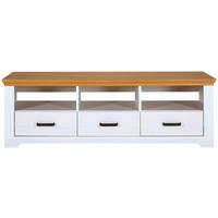 LOWBOARD 166/53/48 cm  - Eichefarben/Schwarz, MODERN, Holz/Metall (166/53/48cm) - Livetastic