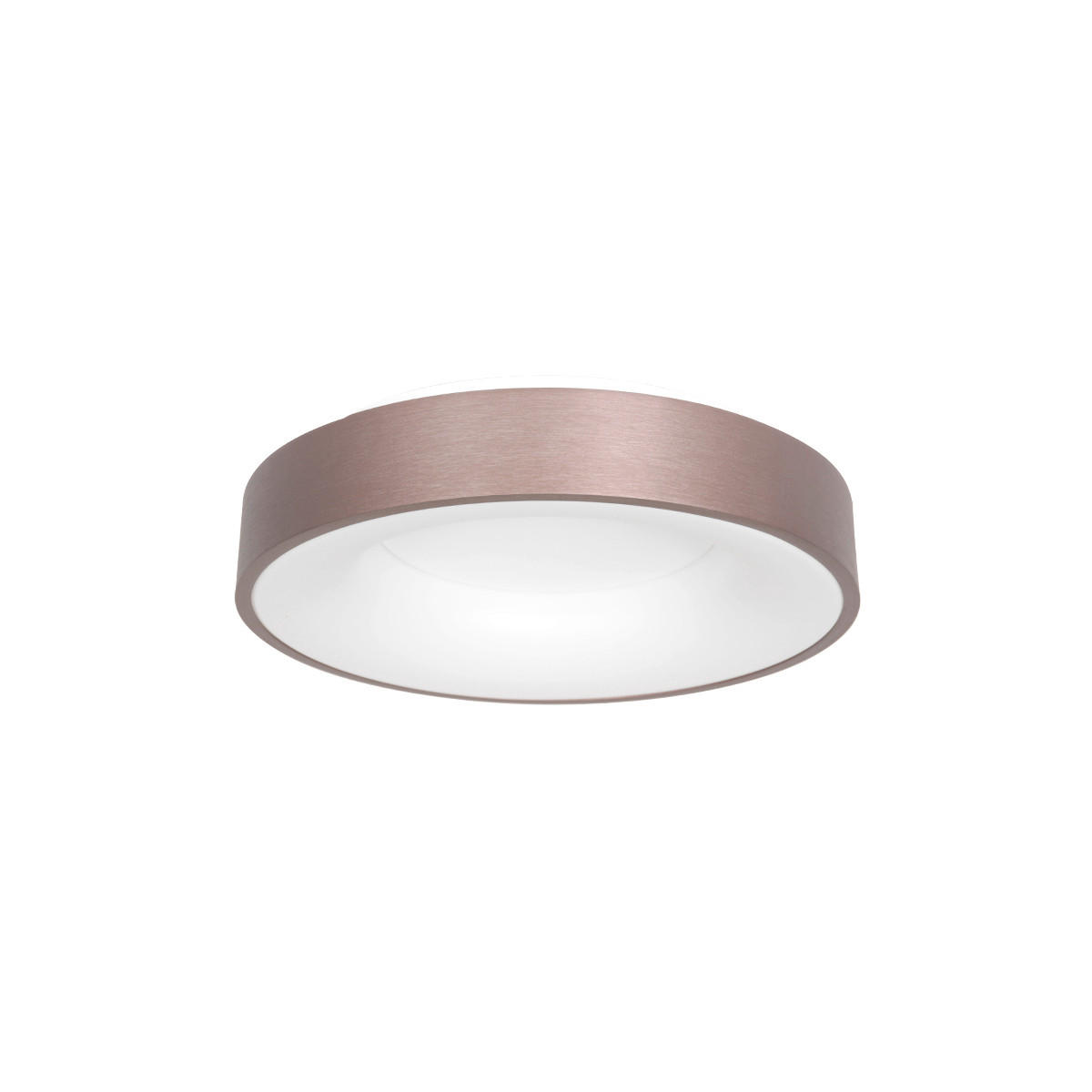 LED-DECKENLEUCHTE Ringlede 30/9 cm   - Bronzefarben, Basics, Kunststoff/Metall (30/9cm)