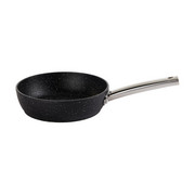BRATPFANNE - Edelstahlfarben/Schwarz, Basics, Metall (20/5cm) - Homeware Profession.