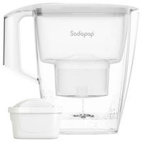 TISCHWASSERFILTER Selina Weiß  - Weiß, Basics, Kunststoff (11.5/24/25.5cm) - Sodapop
