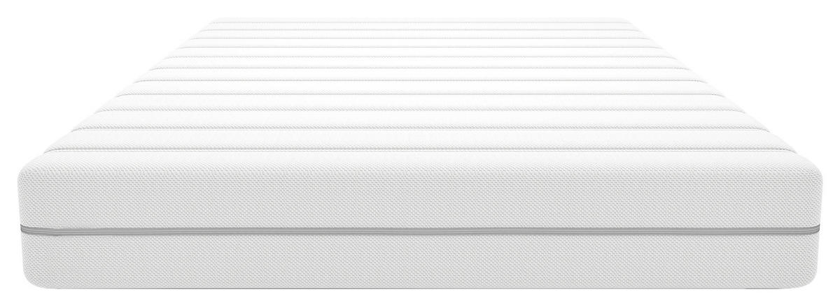TASCHENFEDERKERNMATRATZE Moon H4/H5 180/200 cm Höhe ca. 21 cm  - Weiß, Basics, Textil (180/200cm) - Livetastic