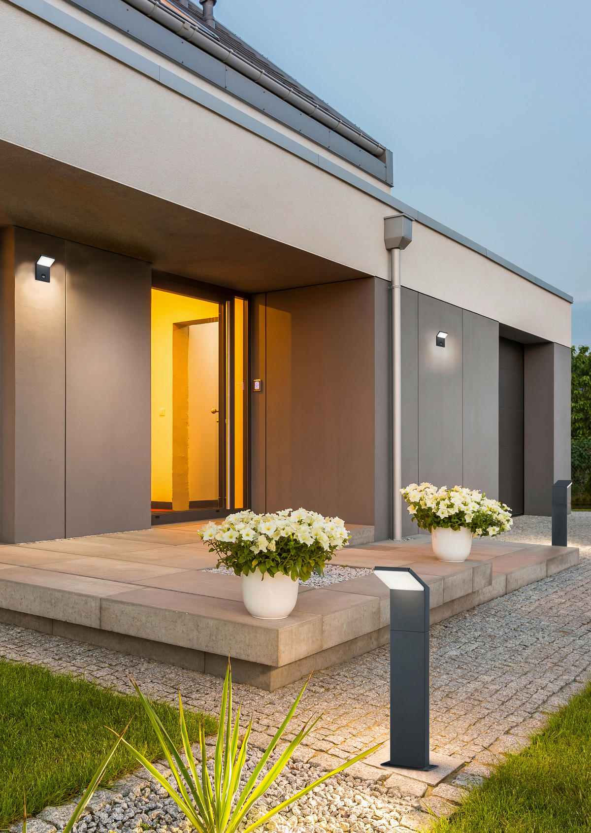 WEGELEUCHTE PEARL   - Anthrazit, Design, Metall (50/14/12,5cm) - Trio Leuchten