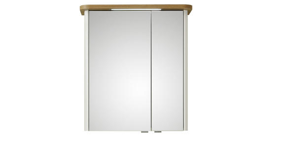 SPIEGELSCHRANK 65/72/20 cm  - Chromfarben/Weiß, KONVENTIONELL, Glas/Holzwerkstoff (65/72/20cm) - Xora