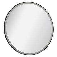 BADEZIMMERSPIEGEL 80/80/3 cm  - Schwarz, MODERN, Glas (80/80/3cm) - MID.YOU