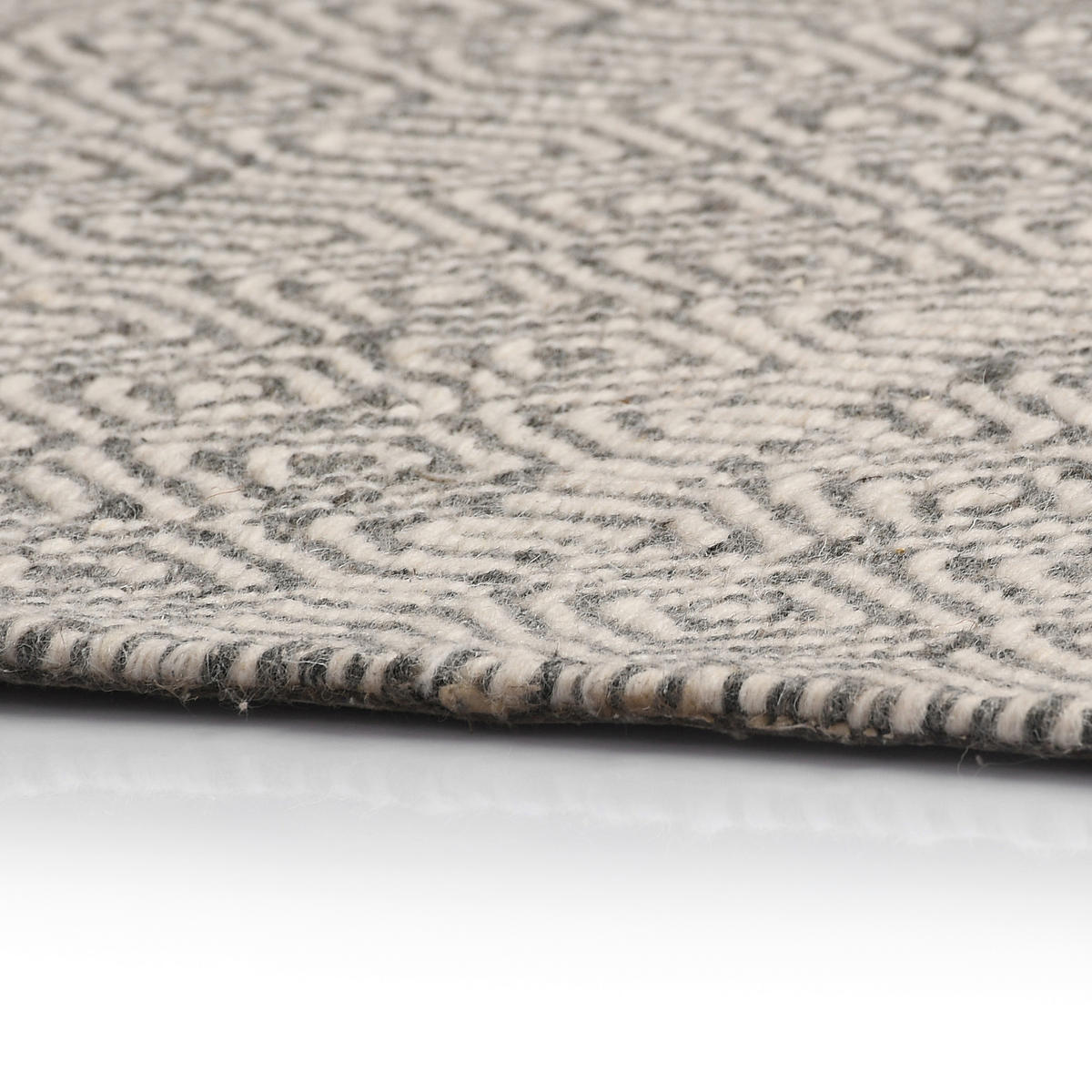 WOLLTEPPICH 190/290 cm Grau  - Grau, Basics, Textil (190/290cm)