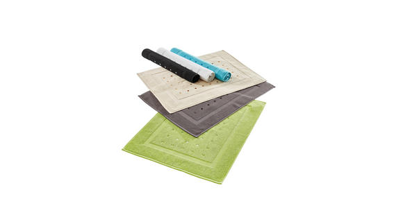 BADEMATTE Weiß 50/70 cm - Weiß, Design, Textil (50/70cm) - Esposa