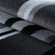FLACHWEBETEPPICH 140/200 cm Parma Schwarz - Schwarz, Design, Textil (140/200cm) - Novel