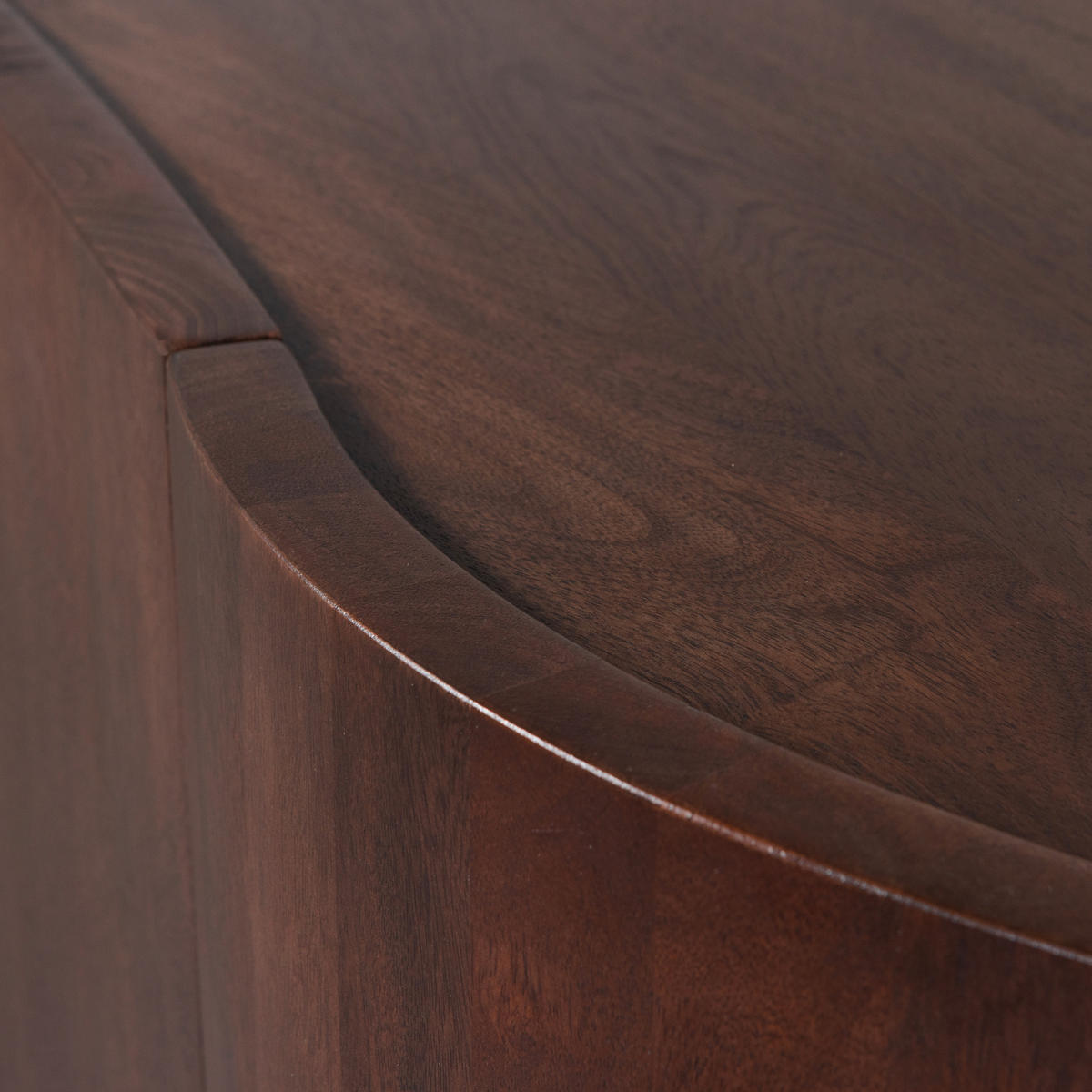 KOMMODE Sense  in 160/50/46 cm  - Walnussfarben, Design, Holz (160/50/46cm) - Livetastic
