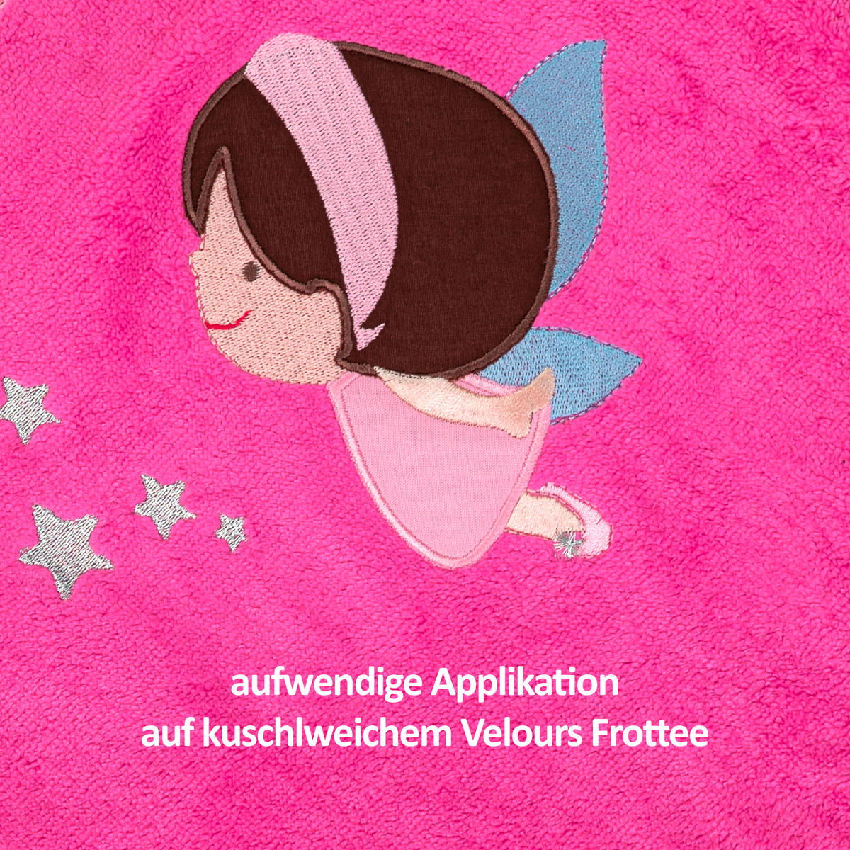 KAPUZENBADETUCH 100/100 cm    - Pink, Basics, Textil (100/100cm)
