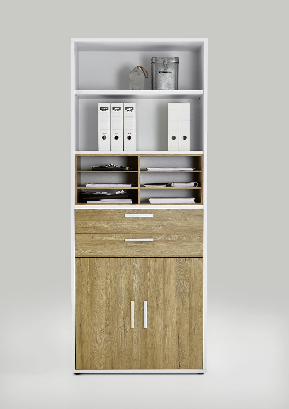 FRONTENSET - Alteiche/Eichefarben, MODERN, Holzwerkstoff (84/106/35cm) - Carryhome