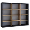 REGAL Schwarz, Honigeiche  - Honigeiche/Schwarz, Design, Holzwerkstoff (102/82/23cm) - MID.YOU