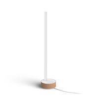 LED-TISCHLEUCHTE - Weiss/Braun, Basics, Holz/Metall (11.15/55.3cm) - Philips