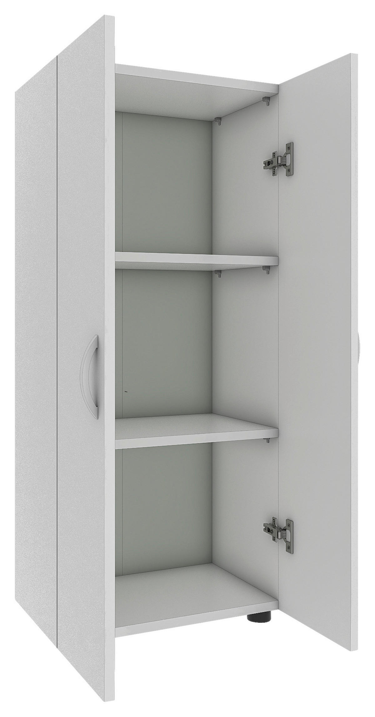 AKTENSCHRANK Weiß  - Weiß, MODERN, Holzwerkstoff (49/108/34cm) - MID.YOU