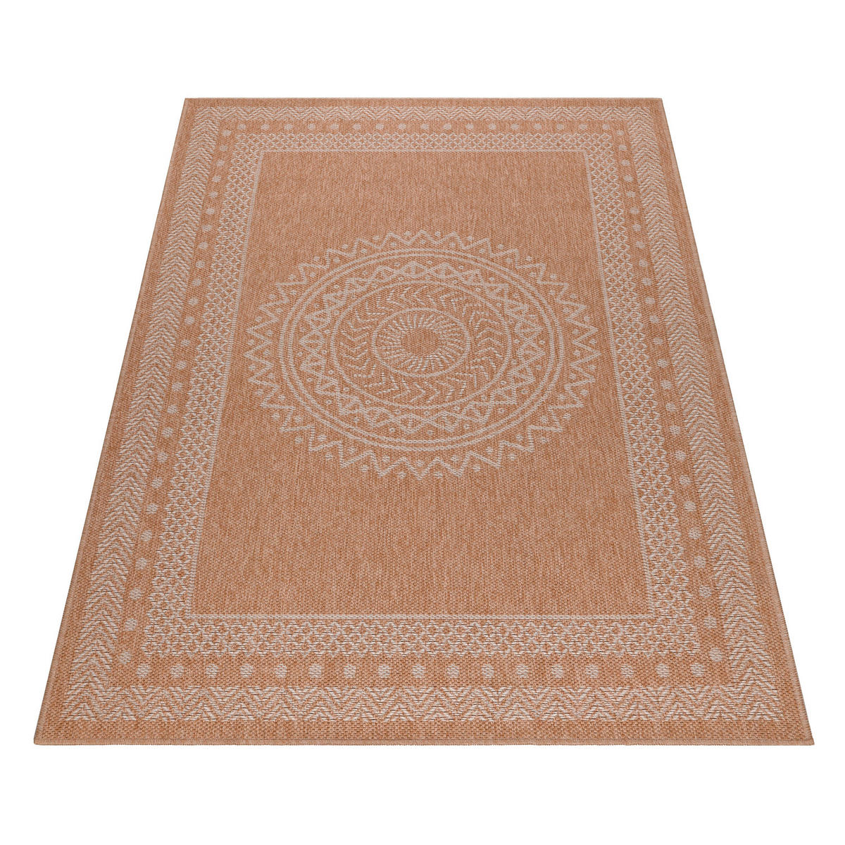 OUTDOORTEPPICH 280/370 cm Dhaka Beige  - Beige, Basics, Textil (280/370cm) - Novel