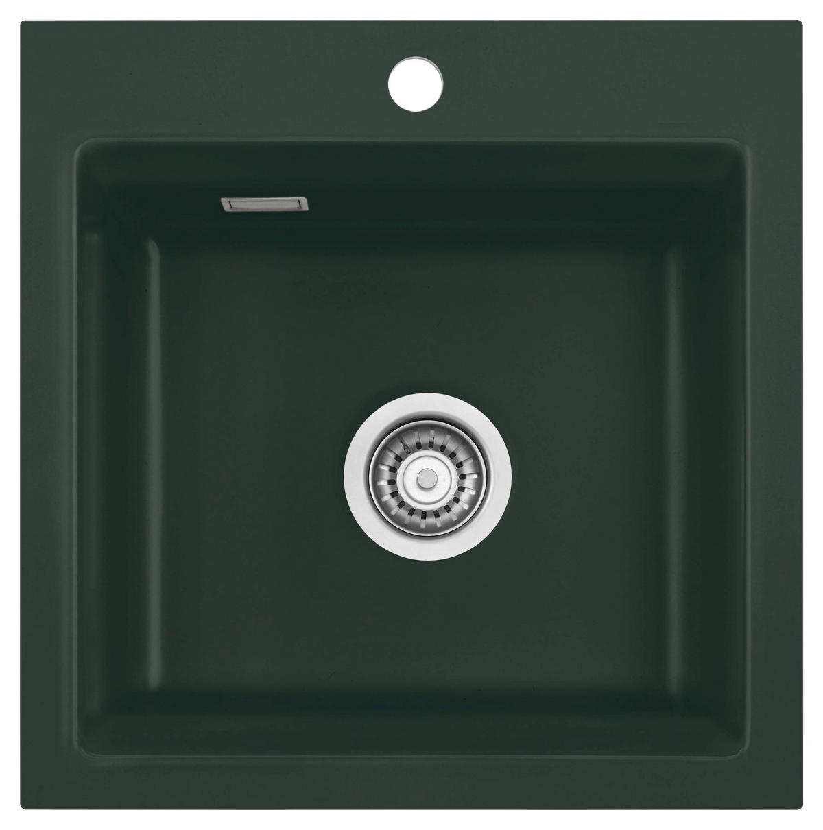 SPÜLE Kara 51 / 50030156  - Dunkelgrün, Basics, Keramik (51/20/51cm) - Systemceram