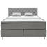 BOXSPRINGBETT 160/200 cm in Grau - Alufarben/Grau, KONVENTIONELL, Holzwerkstoff/Textil (160/200cm) - Elegando BOXSPRINGBETT 160/200 cm in Grau - Alufarben/Grau, KONVENTIONELL, Holzwerkstoff/Textil (160/200cm) - Elegando