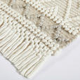 HANDWEBTEPPICH 130/190 cm Sylt Silberfarben, Beige  - Beige/Silberfarben, Natur, Textil (130/190cm) - Linea Natura