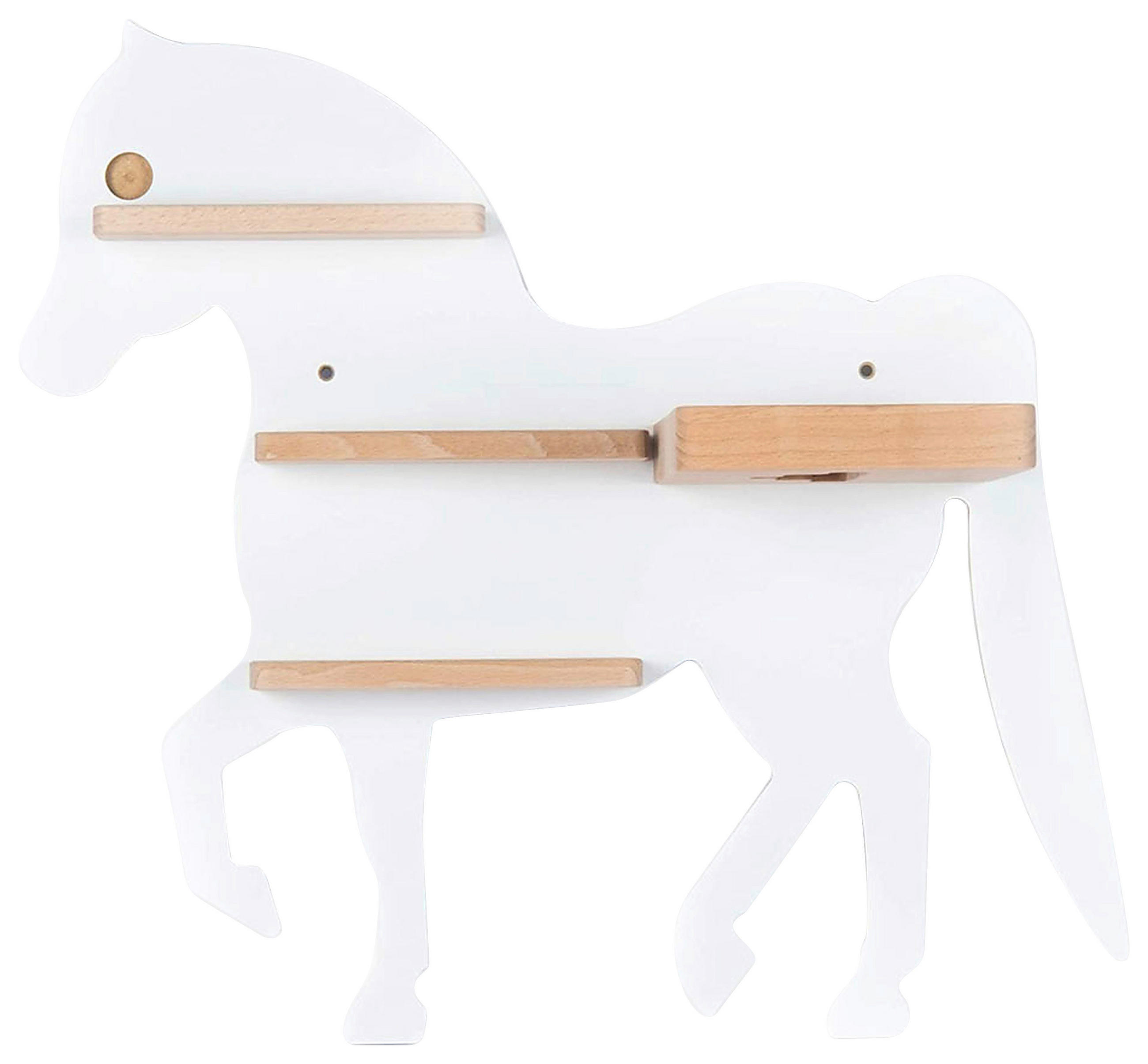 KINDERREGAL Weiß - Weiß, MODERN, Holzwerkstoff (46/43/19cm) - MID.YOU