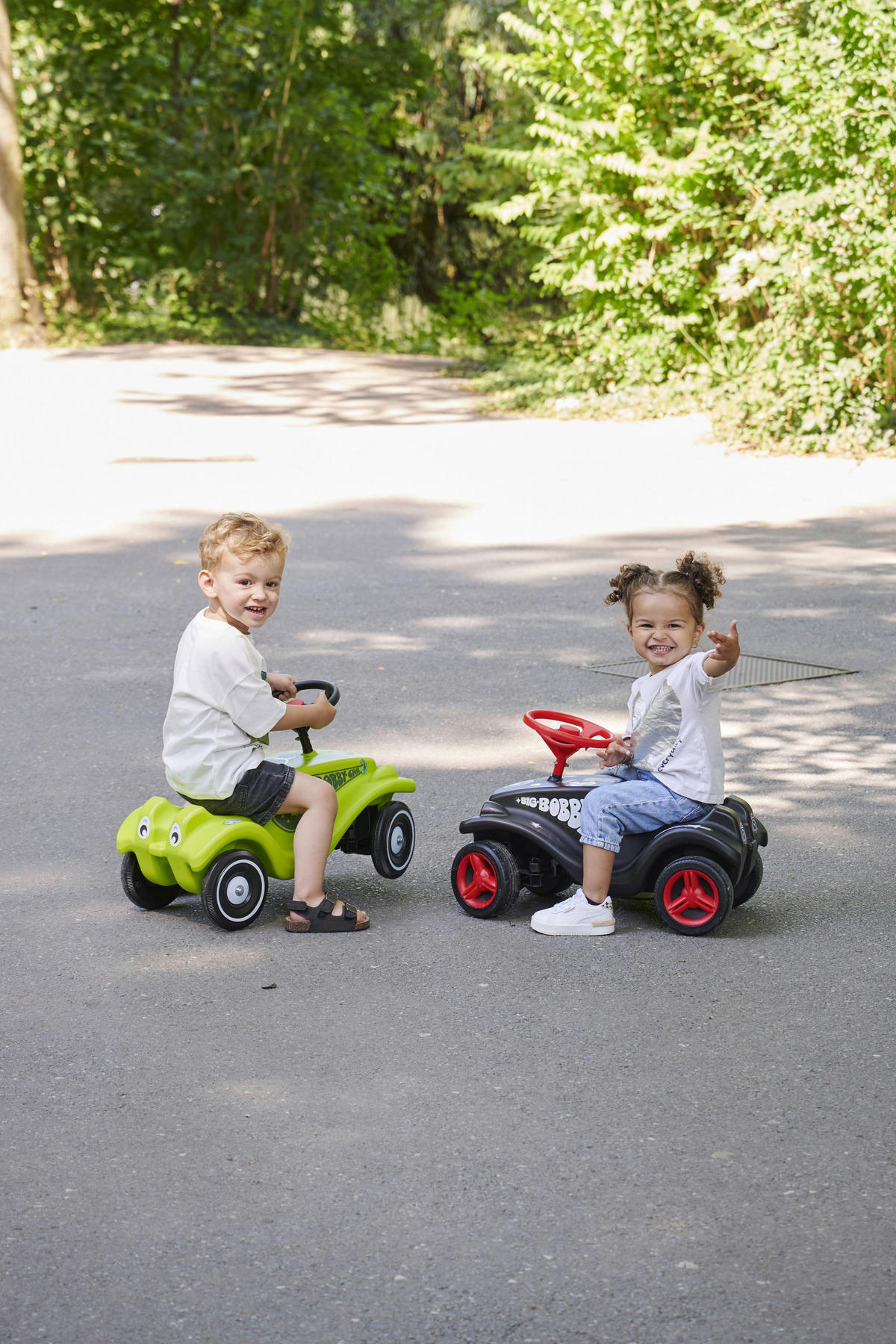 RUTSCHFAHRZEUG Bobby Car   - Schwarz, Basics, Kunststoff (27/59/33cm) - Simba