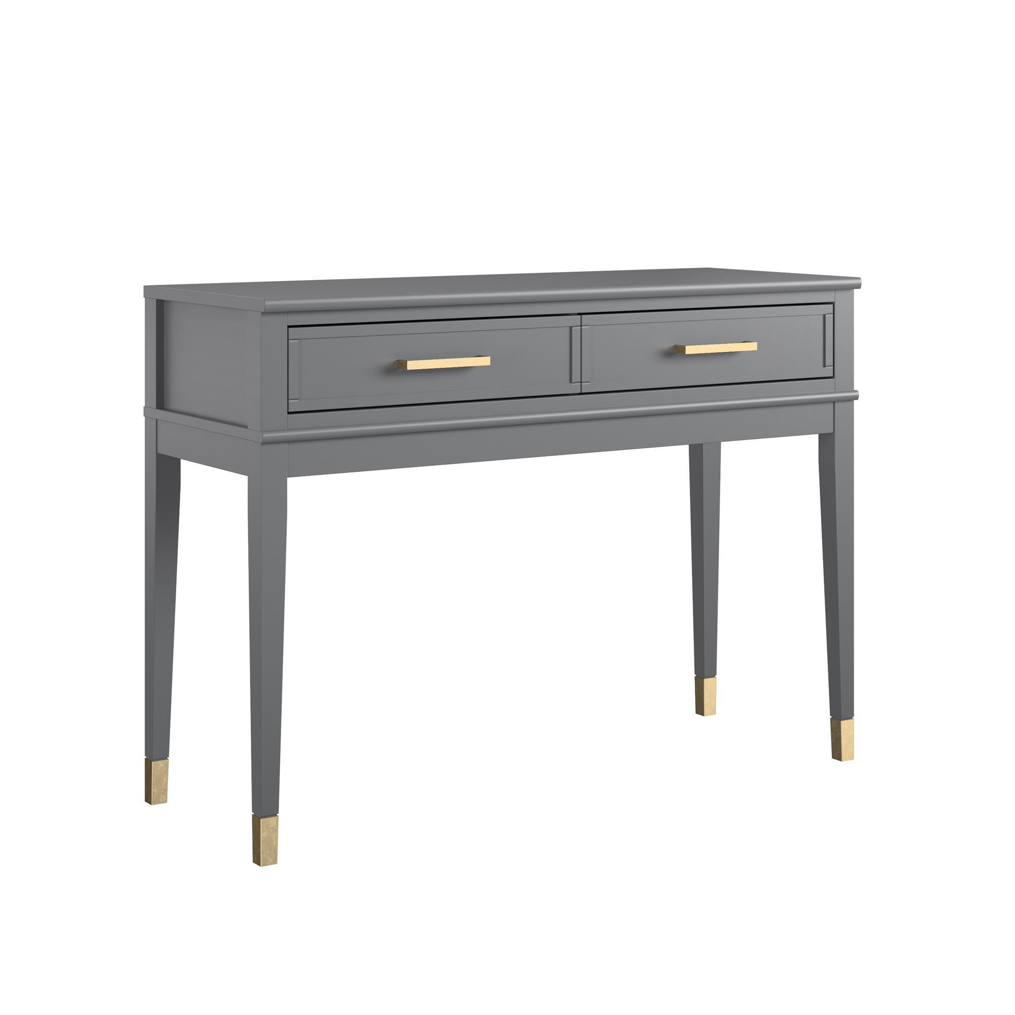 KONSOLE Graphitfarben  - Graphitfarben/Grau, Design, Holzwerkstoff/Metall (105/76/40cm) - MID.YOU