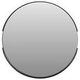 WANDSPIEGEL Nickelfarben  - Schwarz/Nickelfarben, Trend, Glas/Metall (30/30/3,5cm) - Carryhome