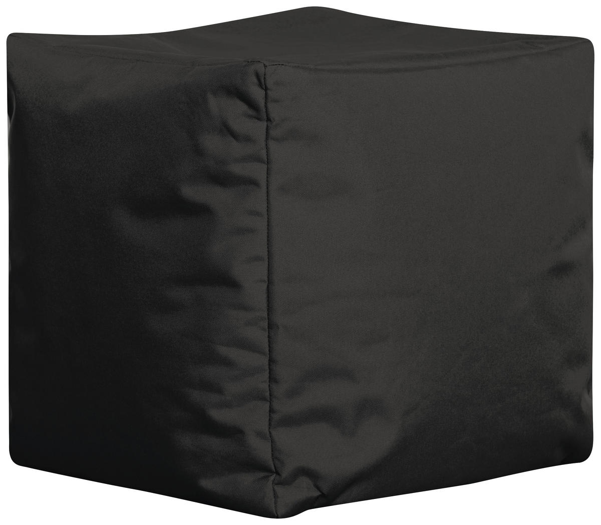 SITZWÜRFEL in Textil Schwarz  - Schwarz, Design, Textil (40/40/40cm)