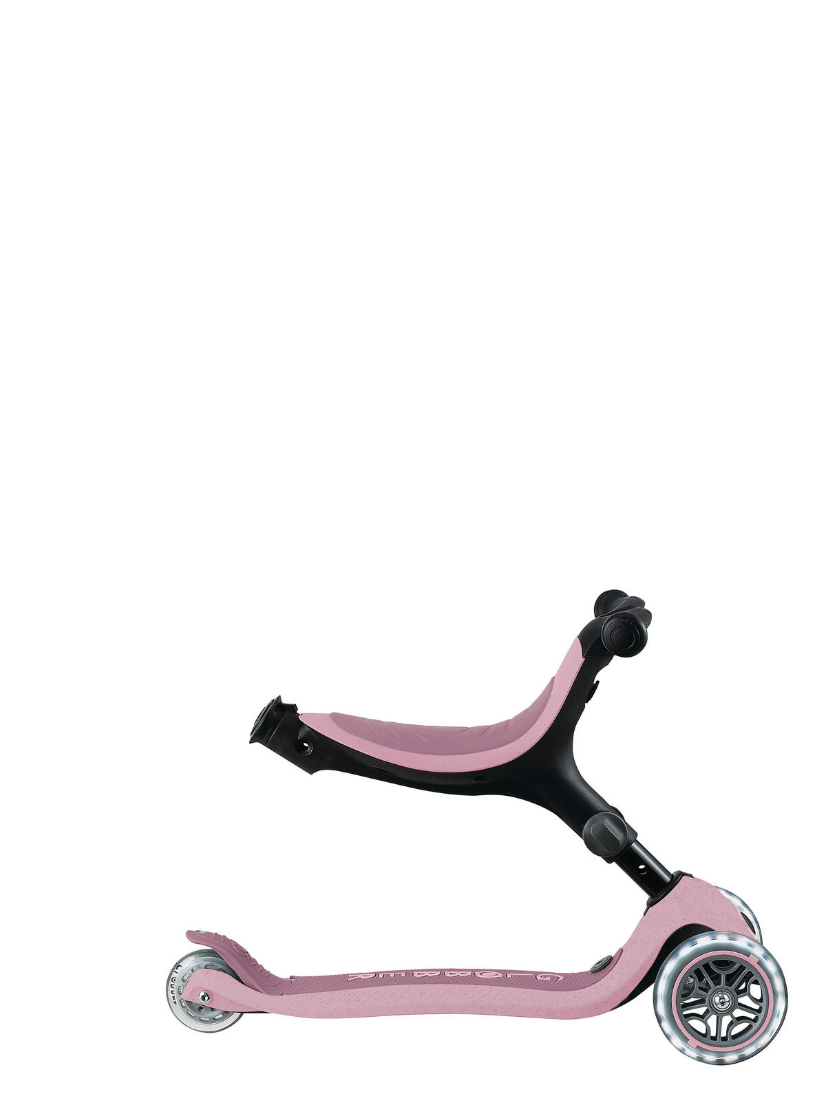 LAUFRAD GO-UP ACTIVE LIGHTS ECO 3IN1  - Pink/Beere, LIFESTYLE, Kunststoff/Metall (67/28/95,5cm) - GLOBBER