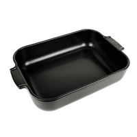 PEKAČ APPOLIA BAKER SATIN BLACK     - crna, Osnovno, keramika (33/25,7/7,5cm) - Peugeot