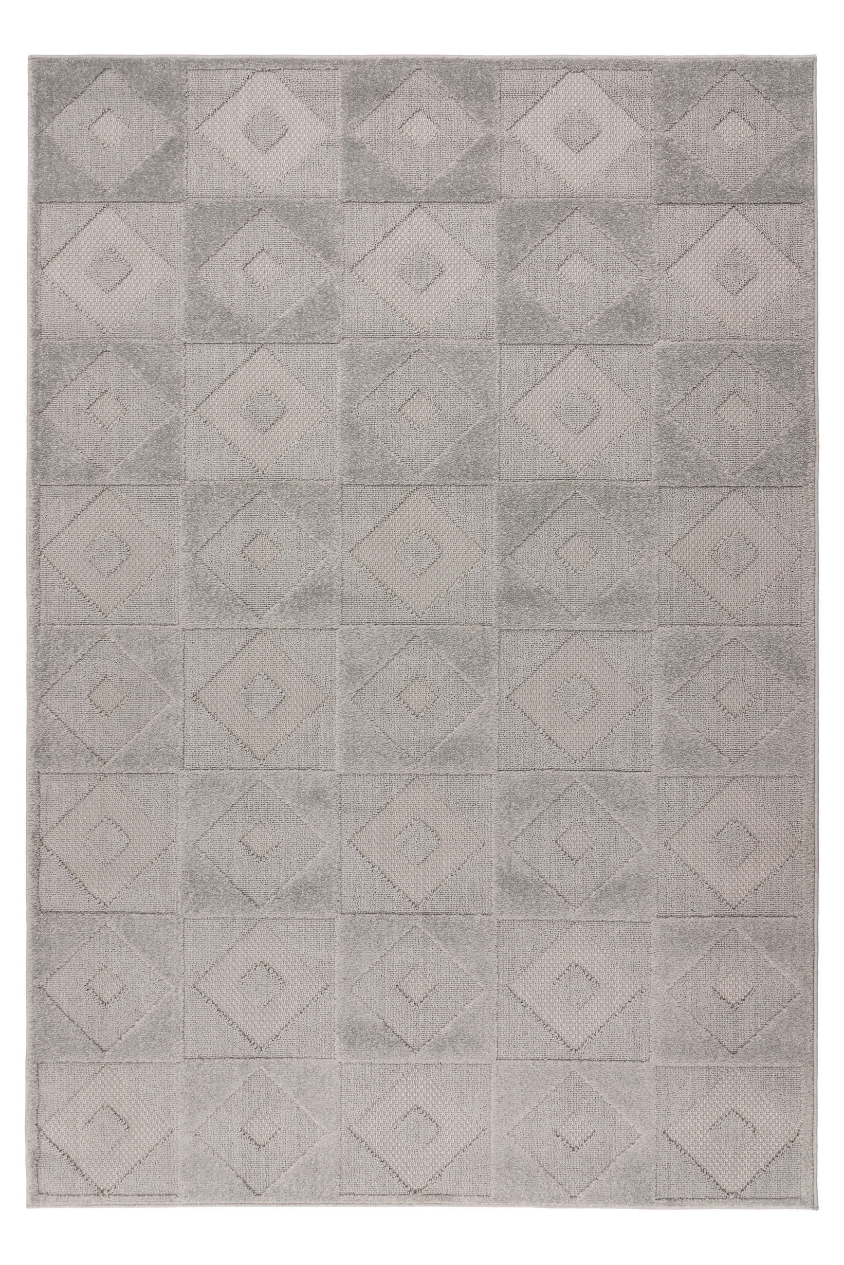 TKANI TEPIH 200/290 cm   srebrne boje   - srebrne boje, Basics, tekstil/plastika (200/290cm)