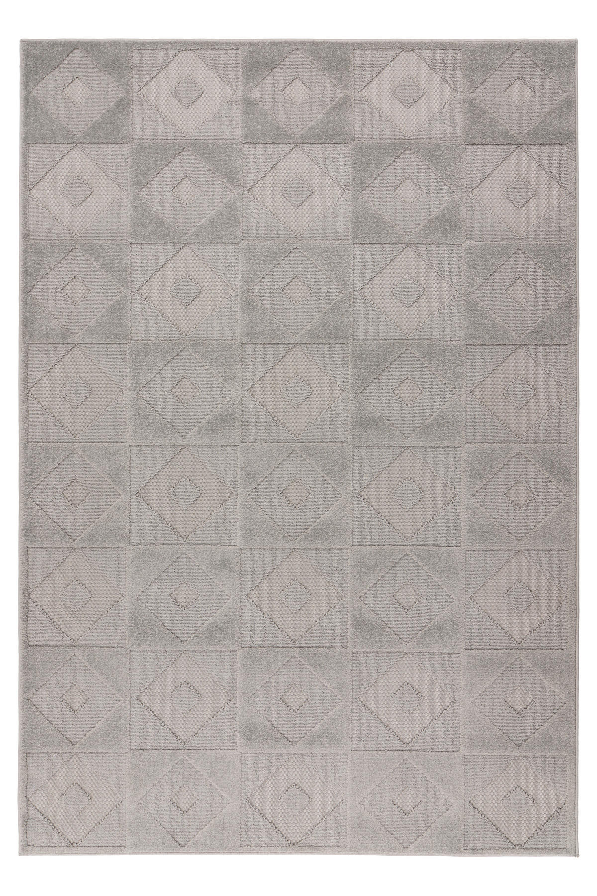 TKANI TEPIH 200/290 cm   srebrne boje   - srebrne boje, Basics, tekstil/plastika (200/290cm)