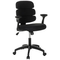 JUGENDDREHSTUHL  in Schwarz  - Schwarz, Basics, Kunststoff/Textil (62/86-97/62cm) - MID.YOU