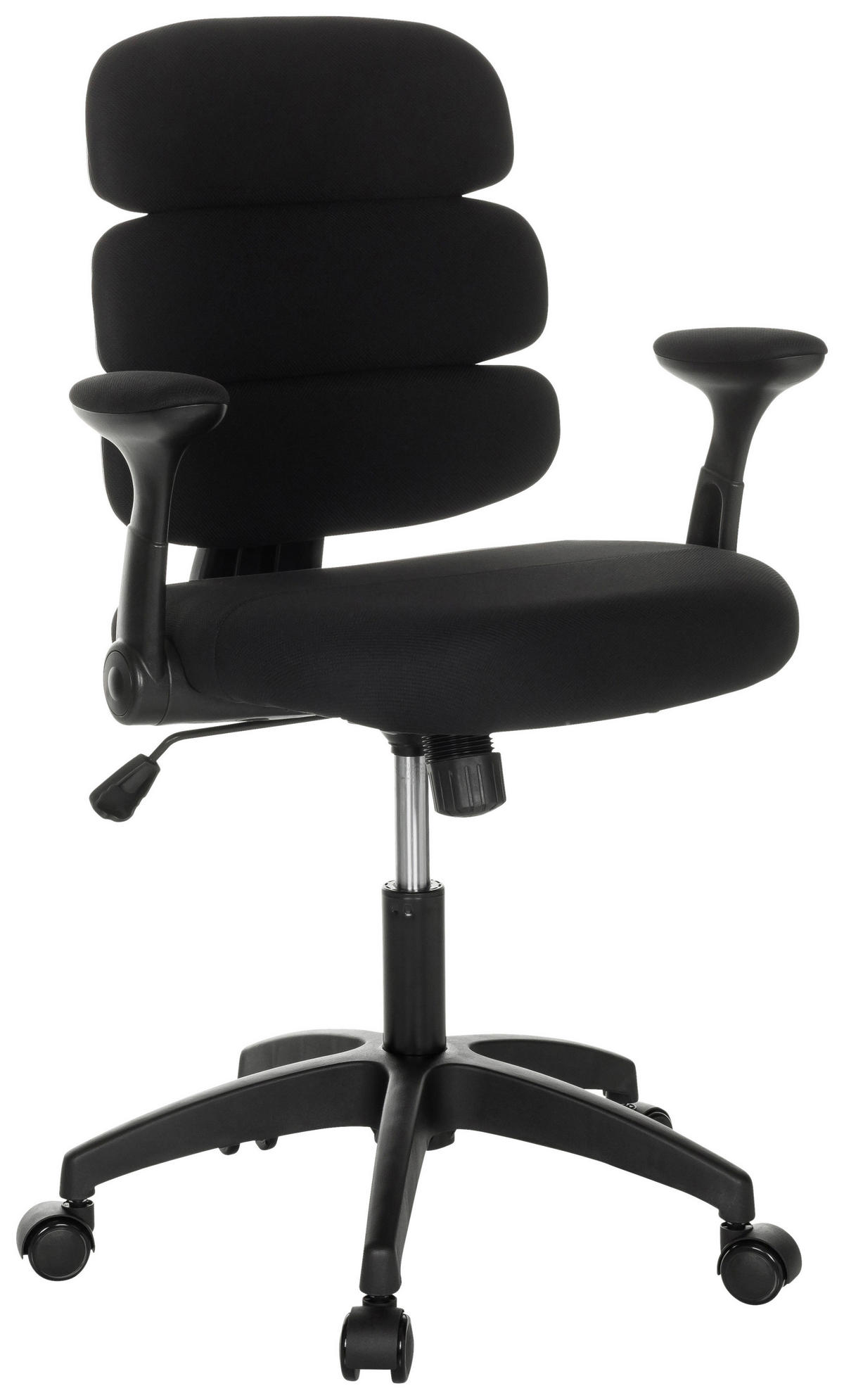 JUGENDDREHSTUHL  in Schwarz  - Schwarz, Basics, Kunststoff/Textil (62/86-97/62cm) - MID.YOU