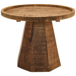 BEISTELLTISCH 60/60/50 cm Mangoholz massiv Naturfarben rund  - Naturfarben, Design, Holz (60/60/50cm) - Carryhome