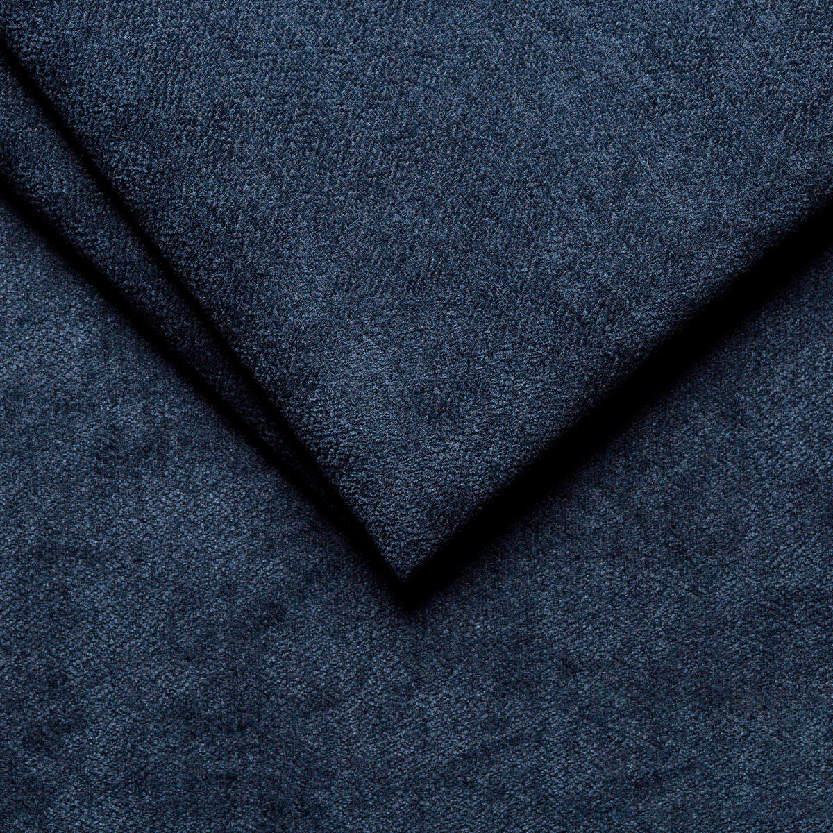 ECKSOFA Dunkelblau Chenille  - Silberfarben/Dunkelblau, KONVENTIONELL, Holz/Textil (187/293cm) - Carryhome