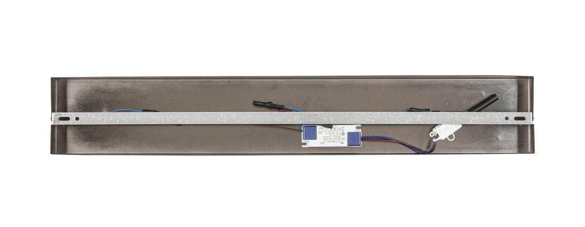 LED-TAKLAMPA 7,5 W  - kromfärg, Trend, metall/glas (76cm) - Ambiente