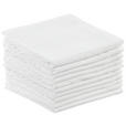 STOFFWINDEL   10-teilig  - Weiß, Basics, Textil (80/80cm) - My Baby Lou