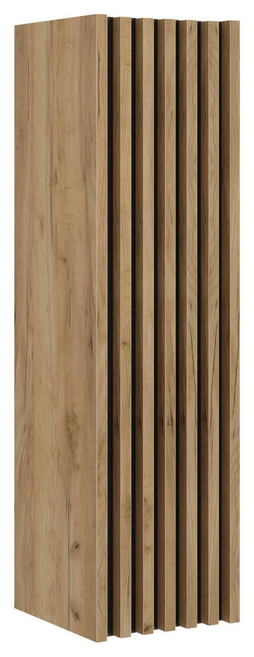MIDISCHRANK 35/125/36 cm  - Eichefarben/Goldfarben, Modern, Holzwerkstoff (35/125/36cm) - MID.YOU