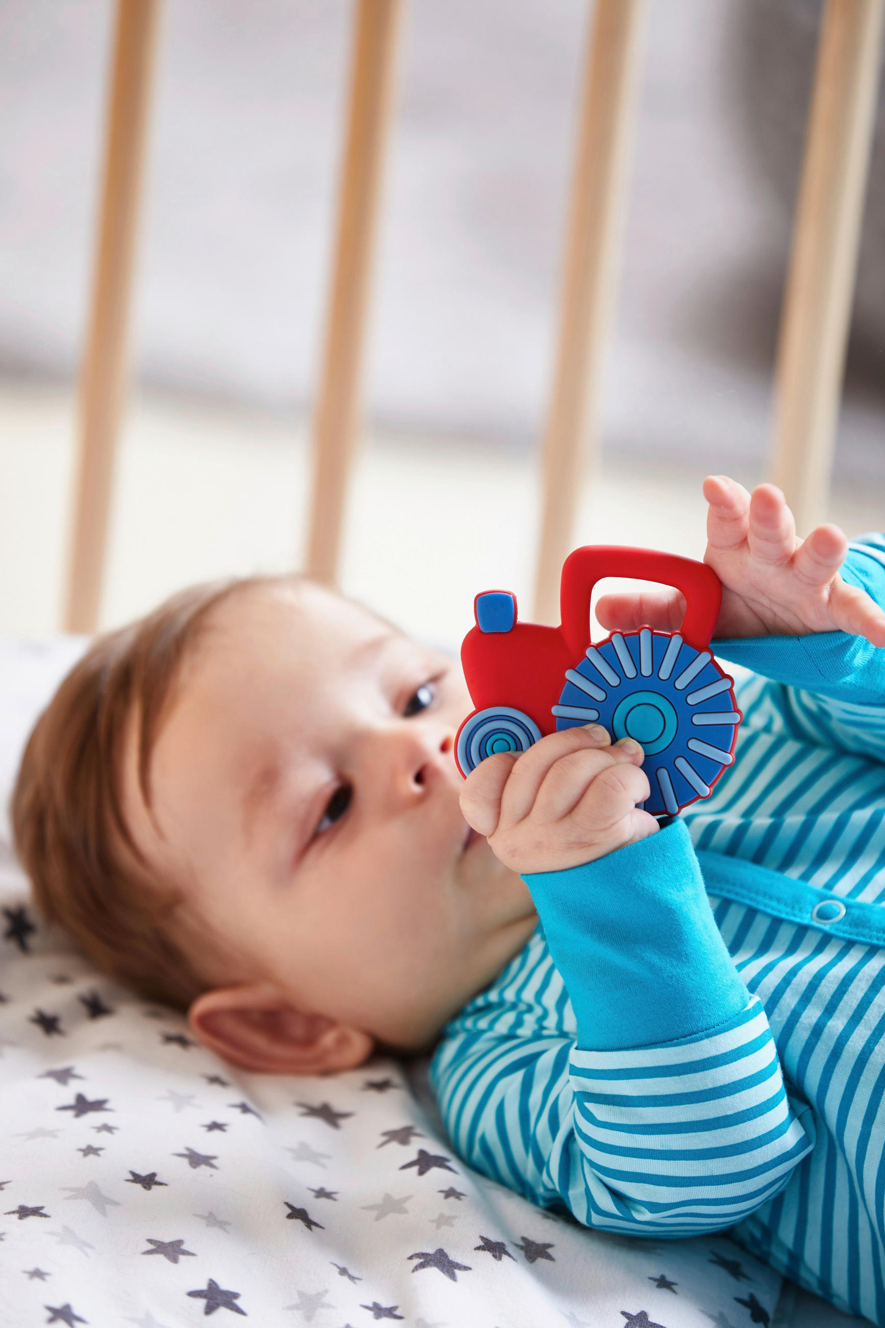 GREIFLING Traktor  - Basics, Kunststoff (8/7,5cm) - Haba