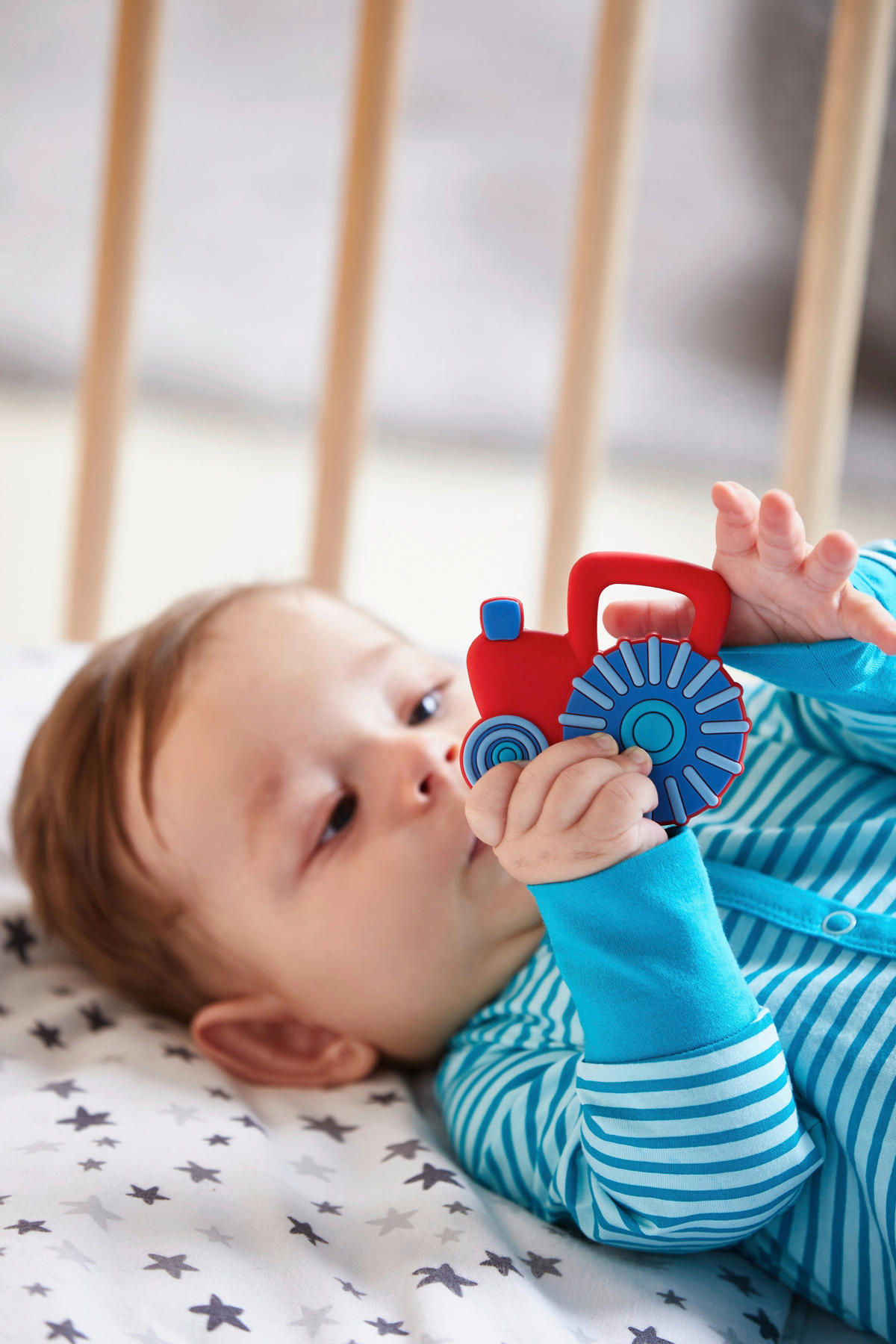 GREIFLING Traktor  - Basics, Kunststoff (8/7,5cm) - Haba