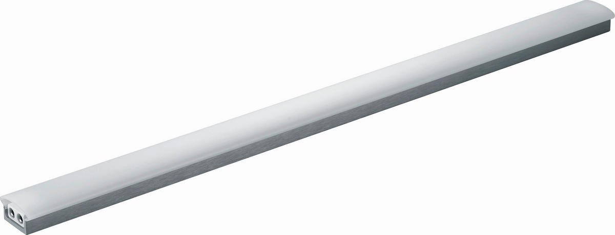 LED-DECKENLEUCHTE 150/4/2 cm   - Nickelfarben, Basics, Metall (150/4/2cm) - Helestra