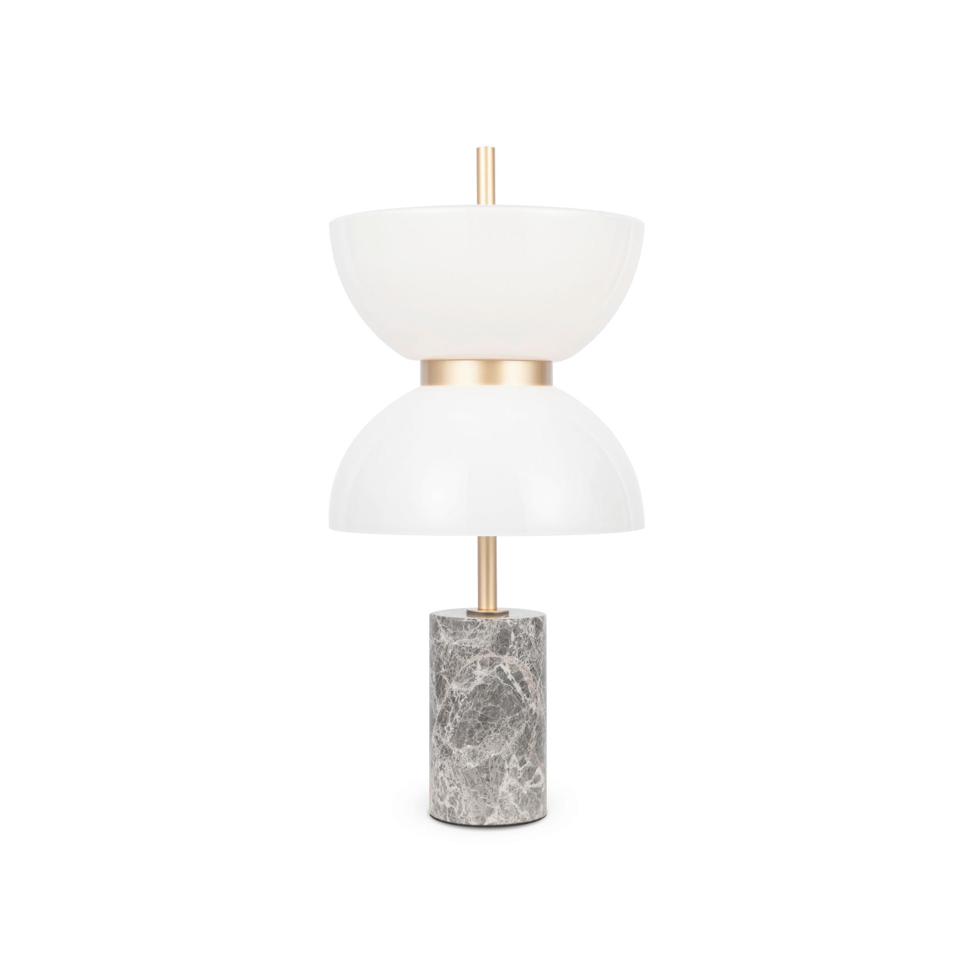 BORDSLAMPA Modern 22/46 cm   - vit/grå, Design, metall/sten (22/46cm) - MAYTONI