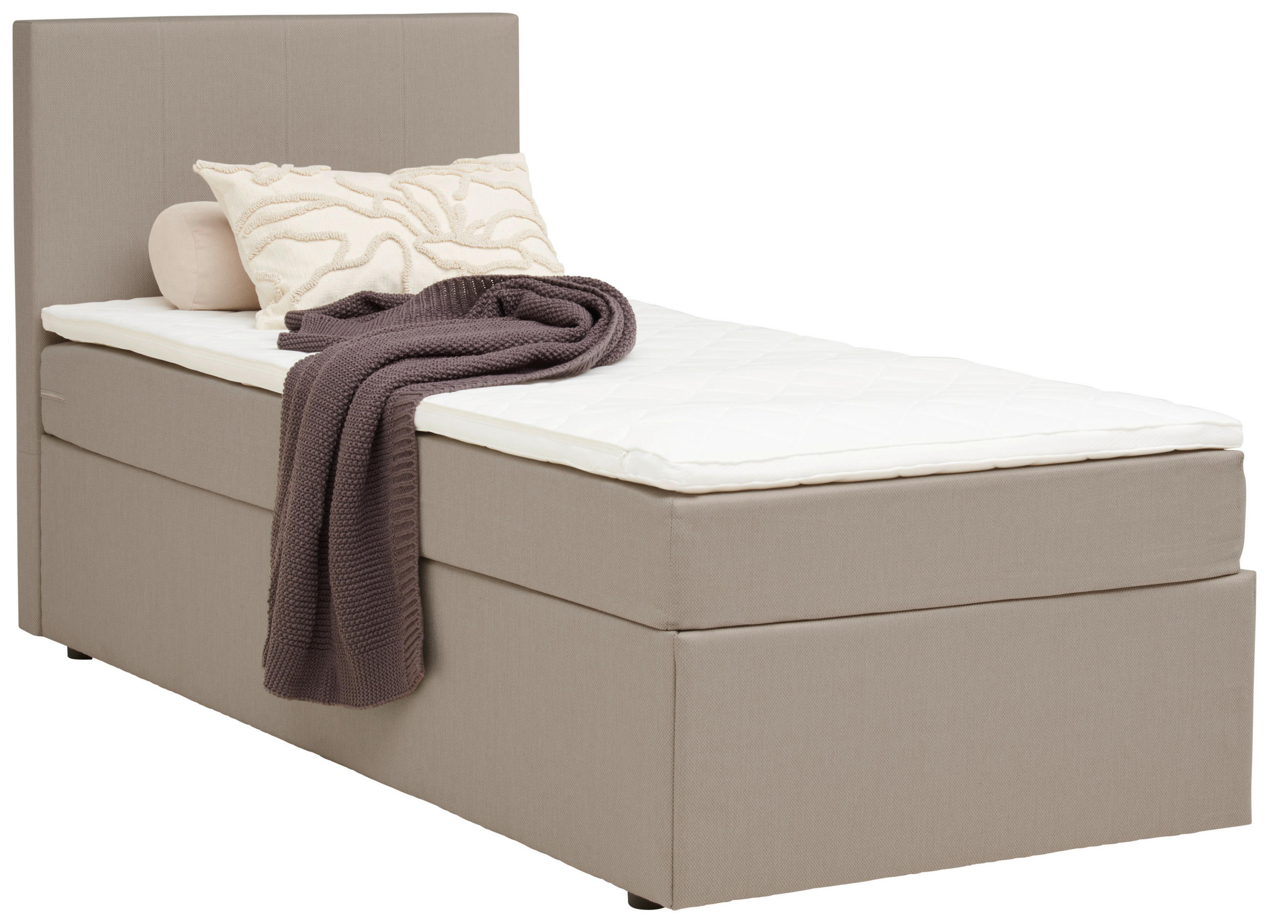 PAT TIP BOXSPRING FĂRĂ ARCURI 90/200 cm in nisipiu